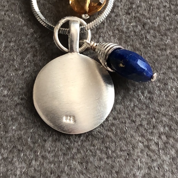 Alex and Ani necklace with “S” charm + 2 stone charms in box - Oct birthstone - Picture 8 of 8